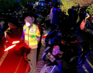 Puluhan Motor Balap Liar Jelang Sahur di Pinrang Sulsel Diamankan Polisi